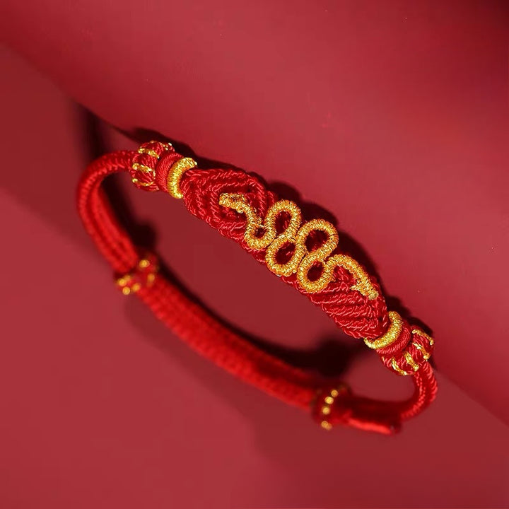 year of snake 2025 red string protection and lucky bracelet