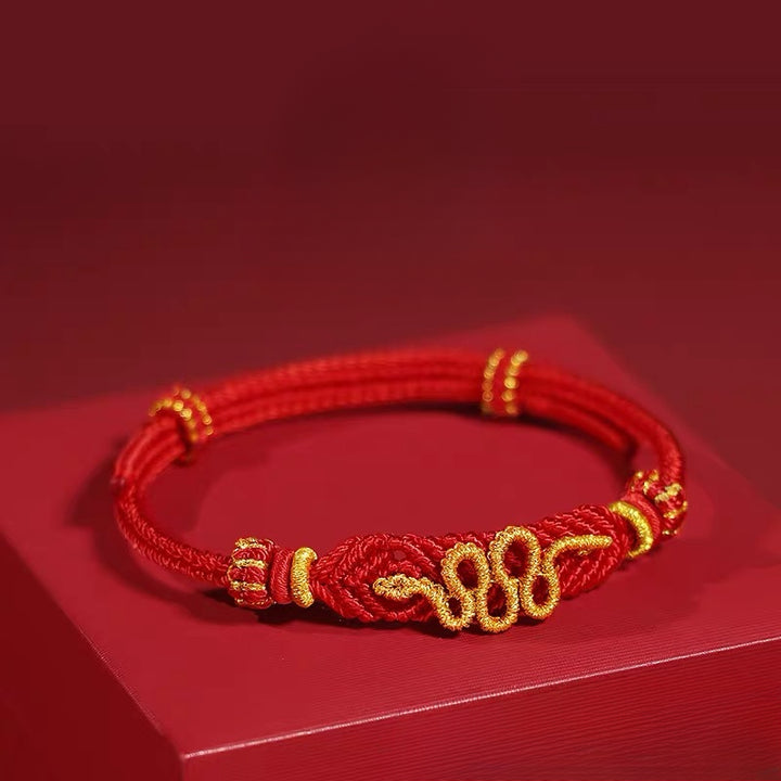 year of snake 2025 red string protection and lucky bracelet