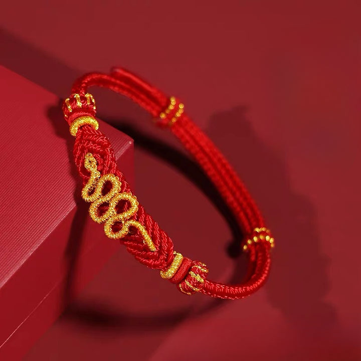 year of snake 2025 red string protection and lucky bracelet