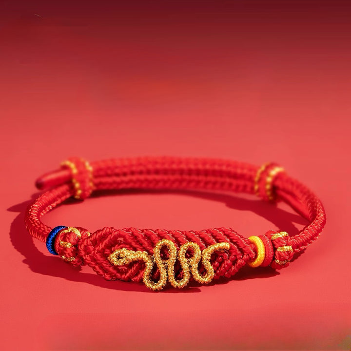 year of snake 2025 red string protection and lucky bracelet