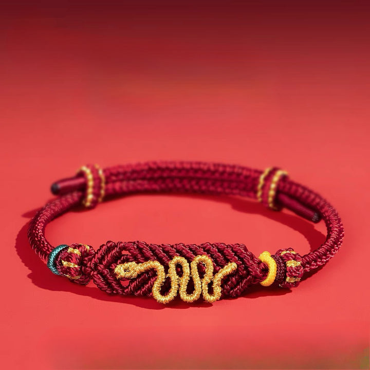 year of snake 2025 red string protection and lucky bracelet