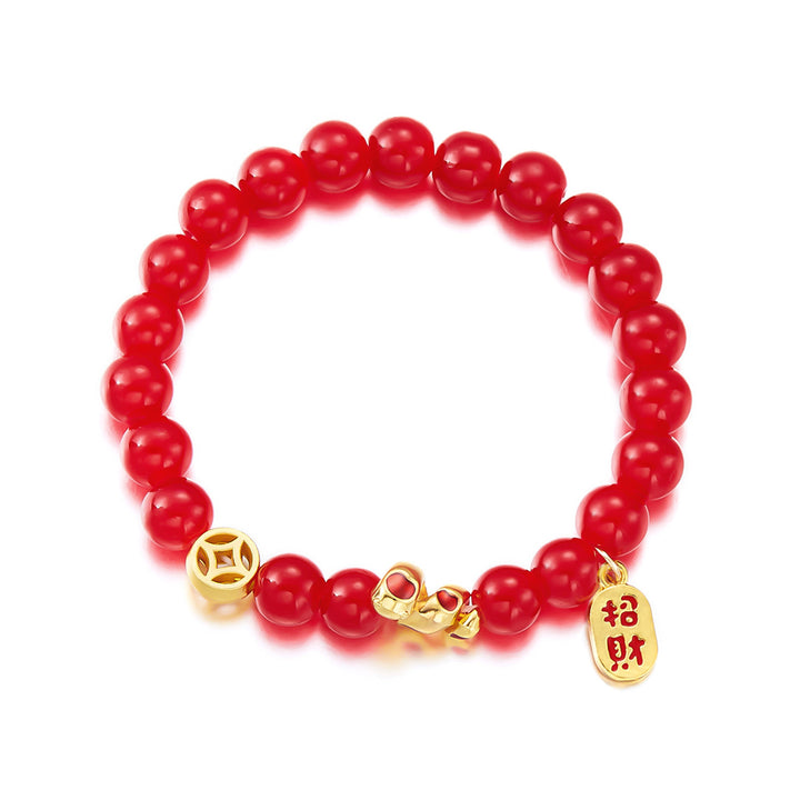 year of the snake passionate and lucky beaded bracelet