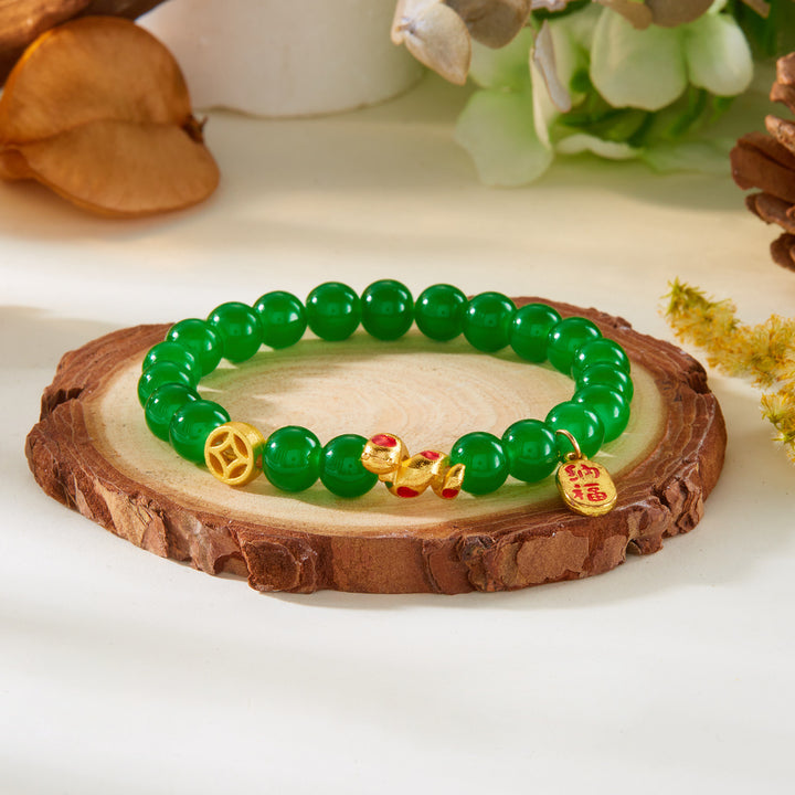 year of the snake passionate and lucky beaded bracelet